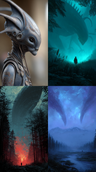 外星人，你发挥想象吧