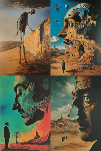 萨尔瓦多达利，世界的不平等