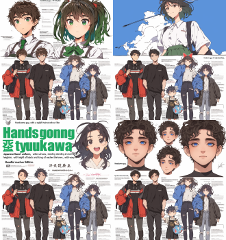 帅哥，流川枫法型，日式校服，白衬衫，黑皮鞋，身高180cm ，美女，长发，过膝裙，波浪卷，鹅蛋脸，身高160cm，手拿书包，逆光，高饱和度，迎角镜头，动态模糊，全身，冷色调，神秘感，多人，场景交互，日式动漫风格，气氛活跃，藤岛康介风格，没有多余的手指，没有多余手臂，没有扭曲的手，没扭曲的手臂，没有坏掉的手指，没有扭曲的手指，合理的捏住细的东西的手指，合理的握住圆柱型东西的手指，符合人体正的手臂，符合人体正确方向的手臂，符合人体正确方向的手指