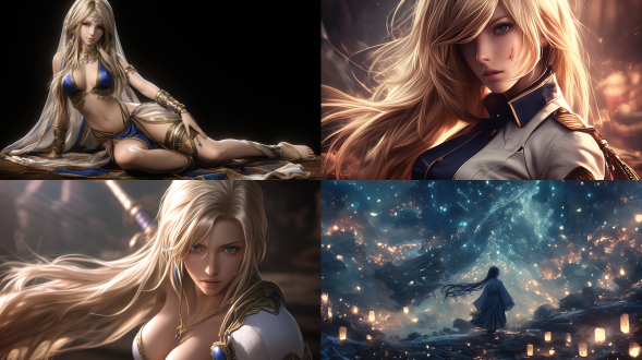 超写实照片,anime cgi style，full body，(((anime))), an extremely charming anime woman character with long blond hair, in a white sacred robe, the image evokes the (sword maiden) in goblin slayer, with details crafted to the extreme. the style is reminiscent of the works of tawaraya sōtatsu and nishikawa rosetsu, featuring a graceful posture and a noble temperament. the face boasts extremely exquisite makeup, in a dynamic pose, rich in color, with clear texture and a strong contrast of light and shadow，