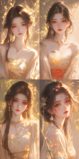 xianxia style theme. an elegant lady like tifa lockhart. with alabaster skin. dressed in exquisite clothing. anime visual effect. created with movie-level unreal engine 5. high detail. realistic skin tone. surrounded by elegant environment and soft light. xianxia elements can be faintly visible in the background.