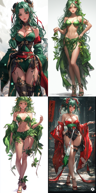 inspired by the styles of tsuaii and emerald herald, the overall style is extremely hot,