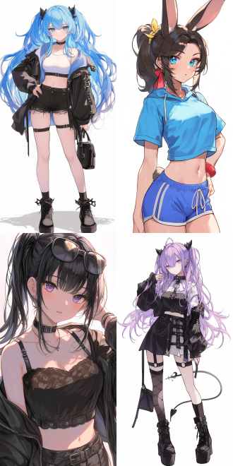 inspired by the styles of tsuaii, the overall style is extremely hot,