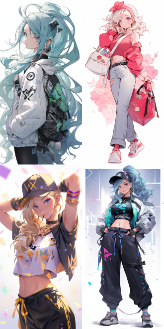 inspired by the styles of tsuaii, the overall style is extremely hot,