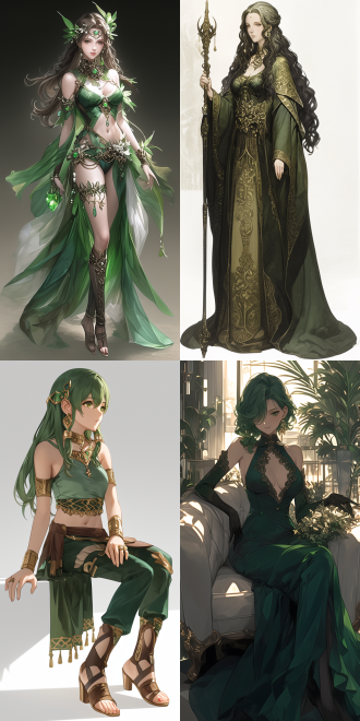 inspired by the styles of emerald herald, the overall style is extremely hot,