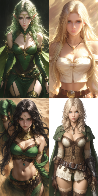 inspired by the styles of the artgerm，elements from (lodoss).