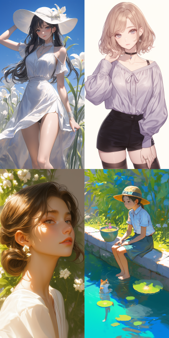 inspired by the styles of tsuaii, the picture is aesthetic, clean and delicate.