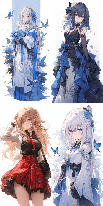 inspired by the styles of tsuaii. the character is ais wallenstein in familia myth, with an overall extremely hot style.