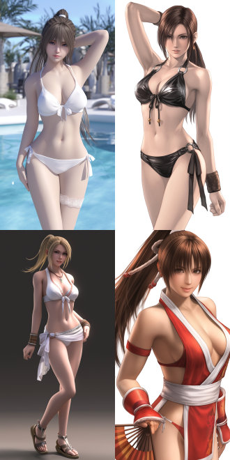 the woman from dead or alive xtreme.