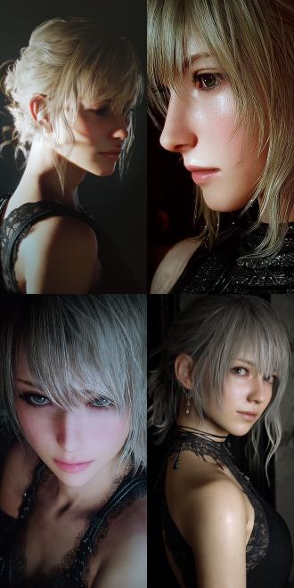 the beautiful woman. 最终幻想 15.