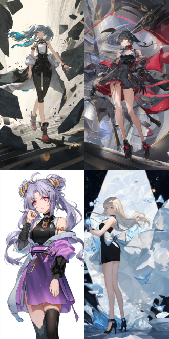 original illustration, the woman, from honkai: star rail, mobile game.