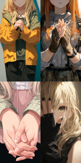 girls frontline cg, girls frontline cg, cover manga. healthy and complete hands and fingers.