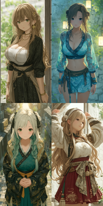 girls frontline cg, a beautiful woman in a ruqun (traditional han - style top and skirt), healthy and complete hands and fingers, cover - manga - style, rich and vivid colors, 4k, delicate facial features, flowing long hair, soft ambient light, dynamic pose.