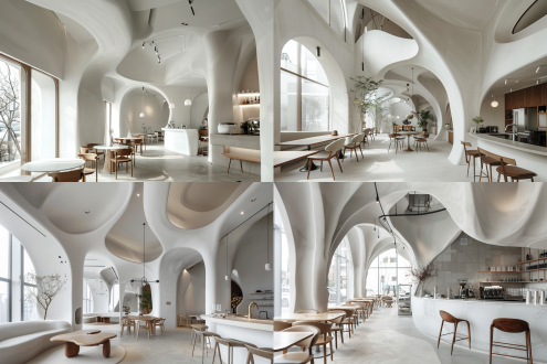 high ceilings, seoul, ultra-sharp details, white sketch lines, curve, cosy atmoshpere, by tuvia beeri, large wingspan