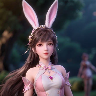 斗罗大陆小舞，兔子耳朵